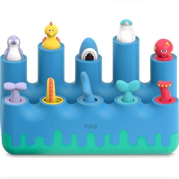 Nwt FA Colorful Ocean Adventure Pop-Up Toy for baby/toddler - Picture 1 of 3